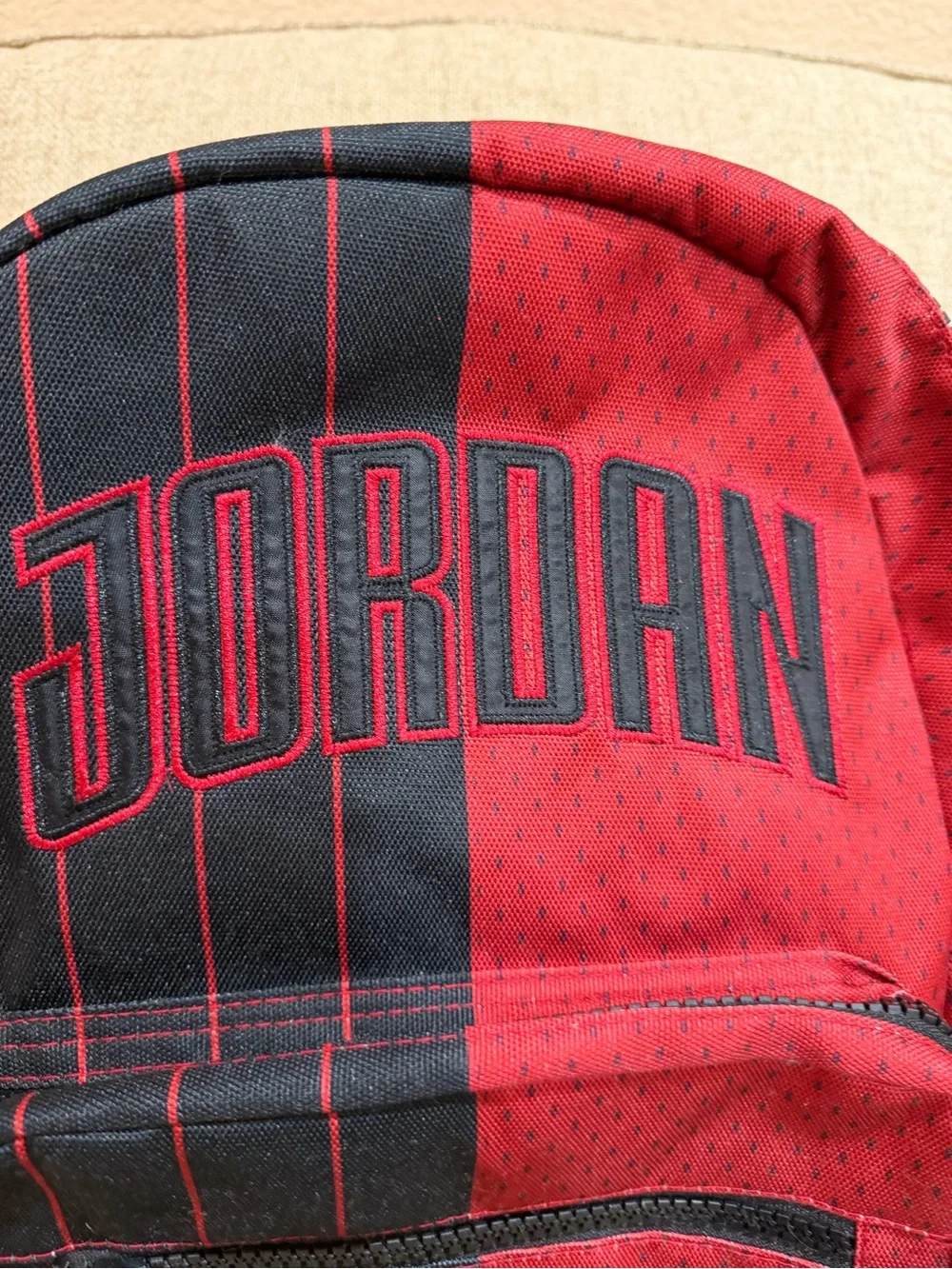 New Nike x Air Jordan Backpack Playoff Edition Red Black Large